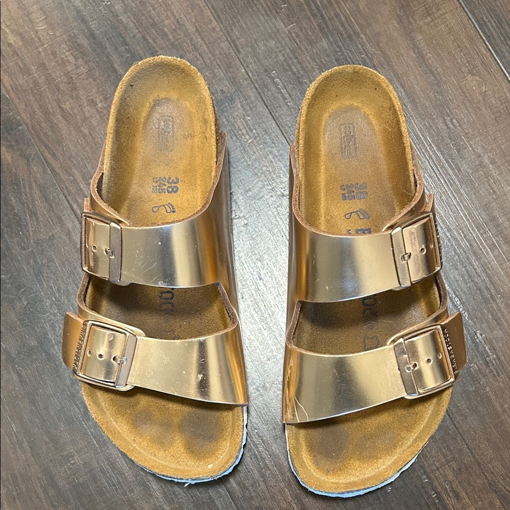 Birkenstock Metallic Gold Women's Sandals